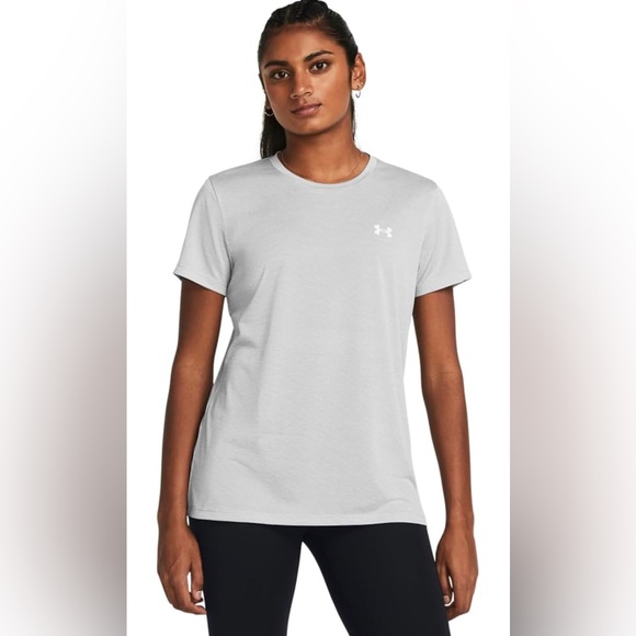 NWT Under Armour Women's Tech Bubble Short Sleeve Crew - Picture 1 of 6